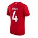 Liverpool Virgil van Dijk #4 Voetbalkleding Thuisshirt 2023-24 Korte Mouwen
